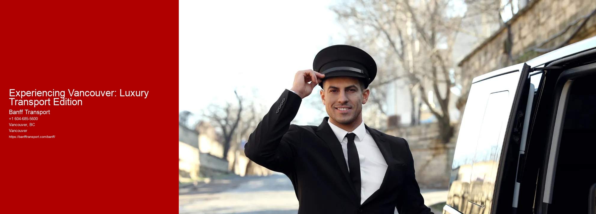 Experiencing Vancouver: Luxury Transport Edition