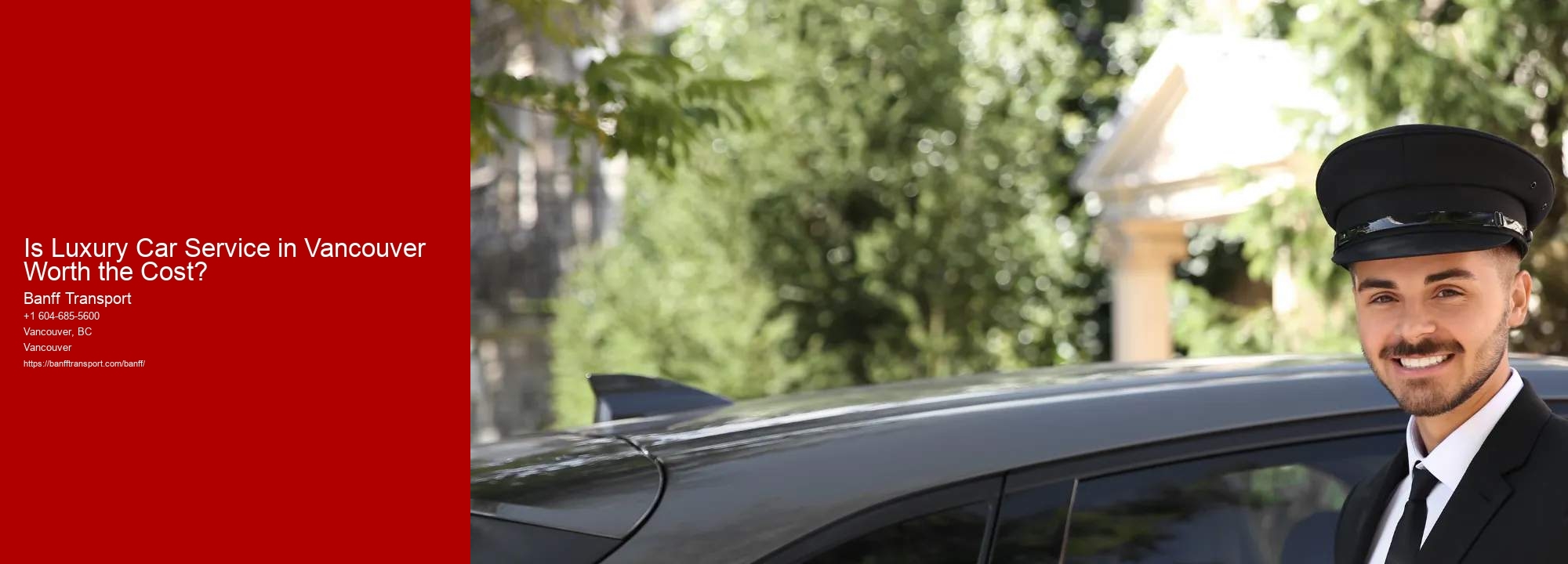 Is Luxury Car Service in Vancouver Worth the Cost?