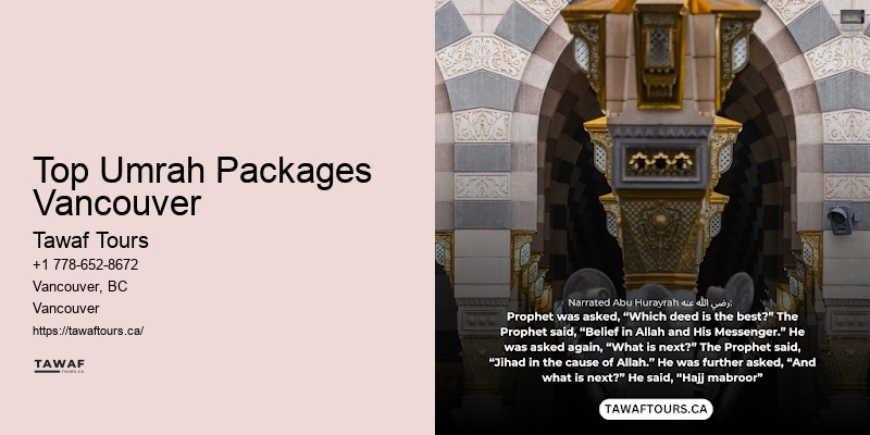 Personalized Umrah Itinerary