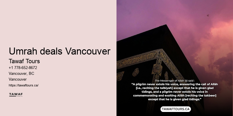 Umrah travel packages Vancouver