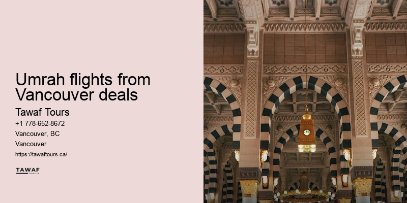 Umrah travel Vancouver deals to Mecca