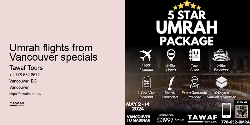Affordable Umrah travel insurance plans Vancouver