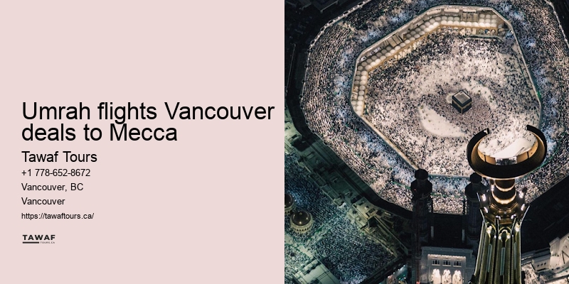 Umrah flights from Vancouver deals
