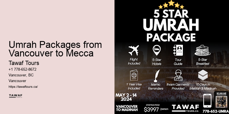 Vancouver Umrah Excursion Deals