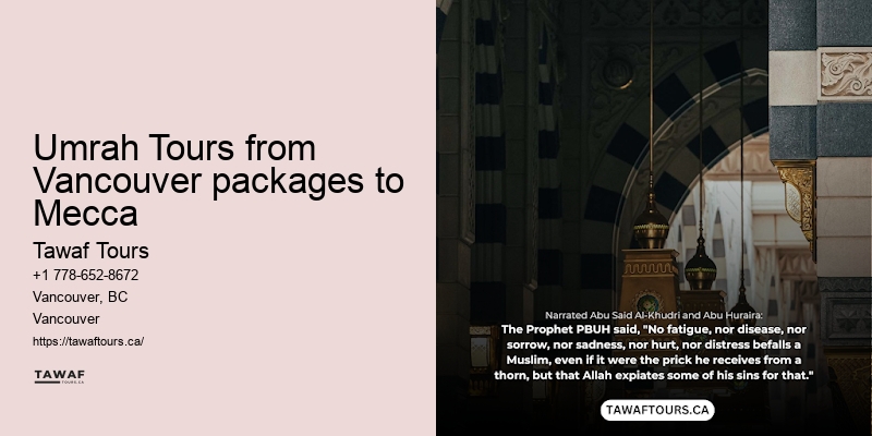 Umrah Packages with Guides Vancouver