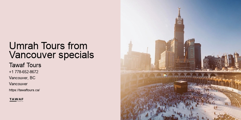Vancouver Umrah travel deals to Mecca