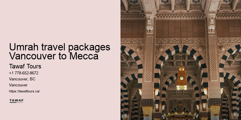 Vancouver Umrah flights specials to Mecca