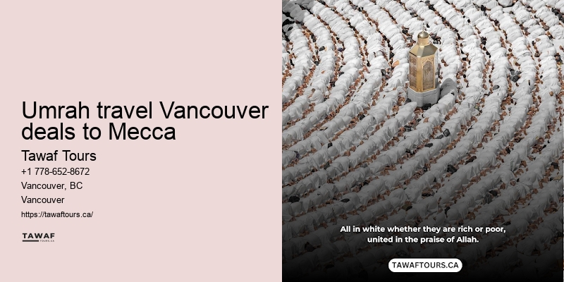 Umrah Tours from Vancouver packages to Mecca