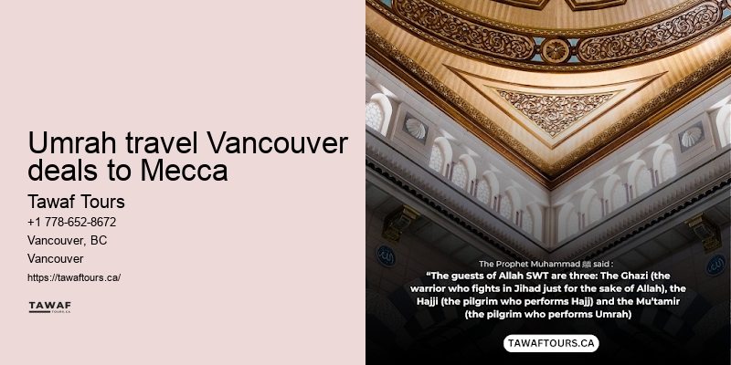 Umrah Packages Including 3-star Hotels Vancouver