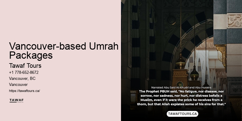 Umrah travel packages Vancouver specials