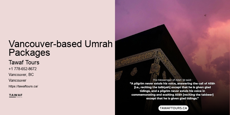 Umrah Packages Departing from Vancouver