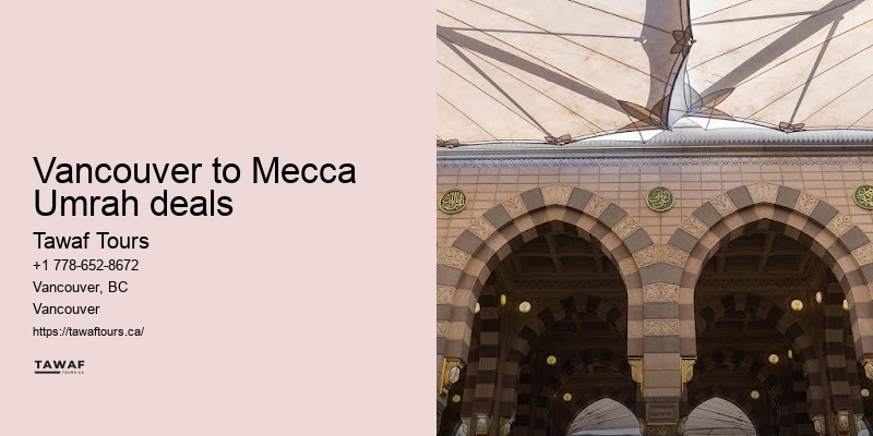 Umrah flights Vancouver specials to Mecca