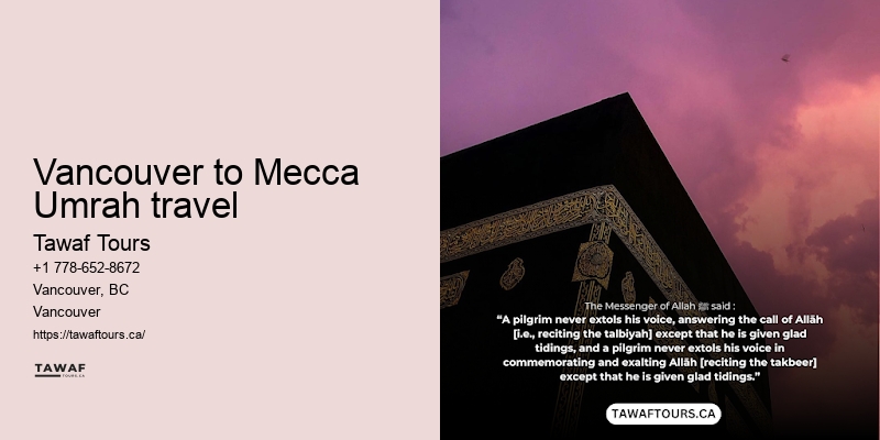 Vancouver Umrah packages to Mecca