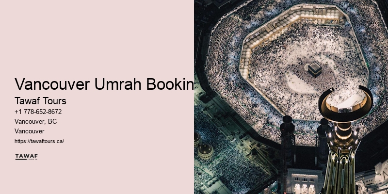 Vancouver Umrah travel deals specials to Mecca