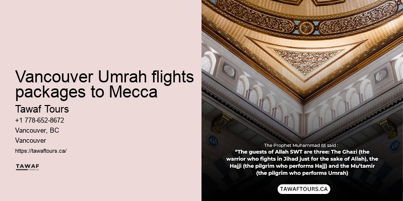 Vancouver Umrah group tours