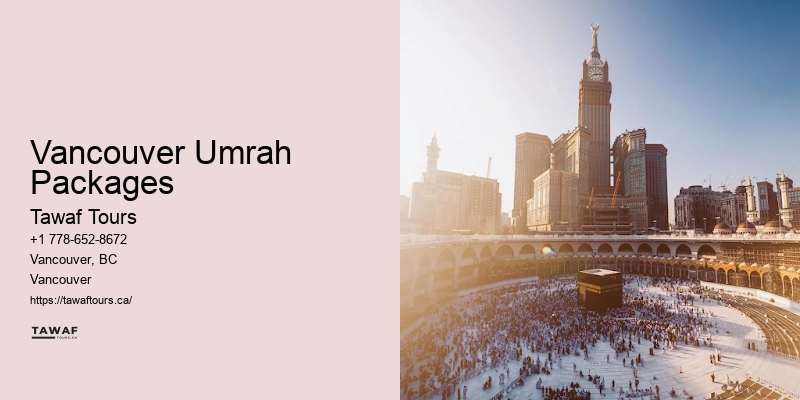 Umrah Packages with Meals Vancouver