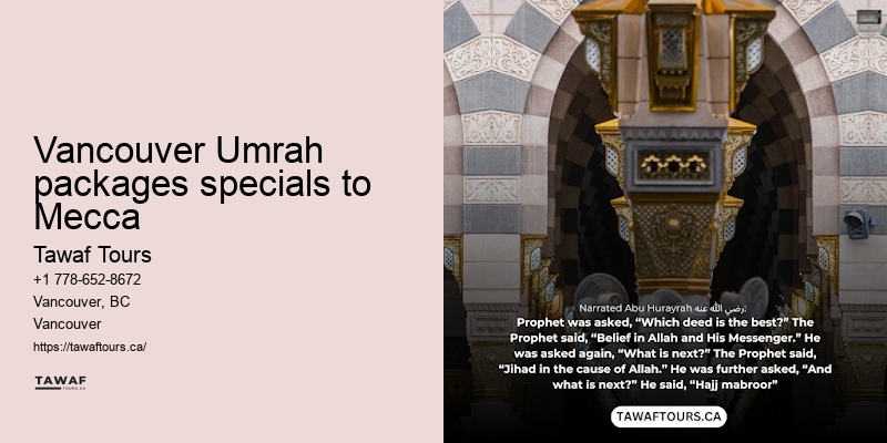 Umrah Packages Including Wellness Retreats Vancouver