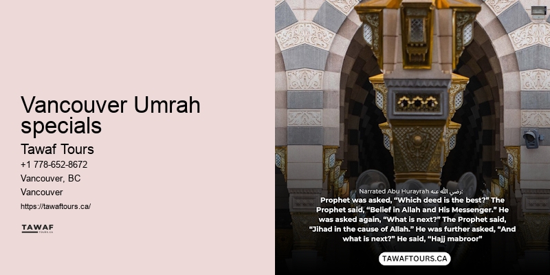 Vancouver to Umrah Travel Packages