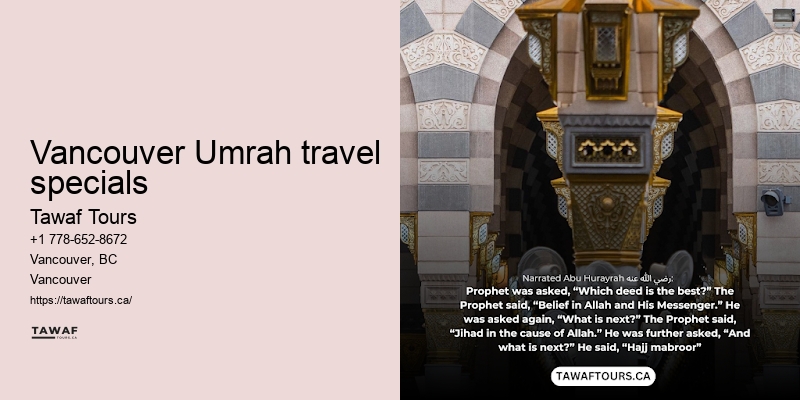 Vancouver Umrah Packages for Couples