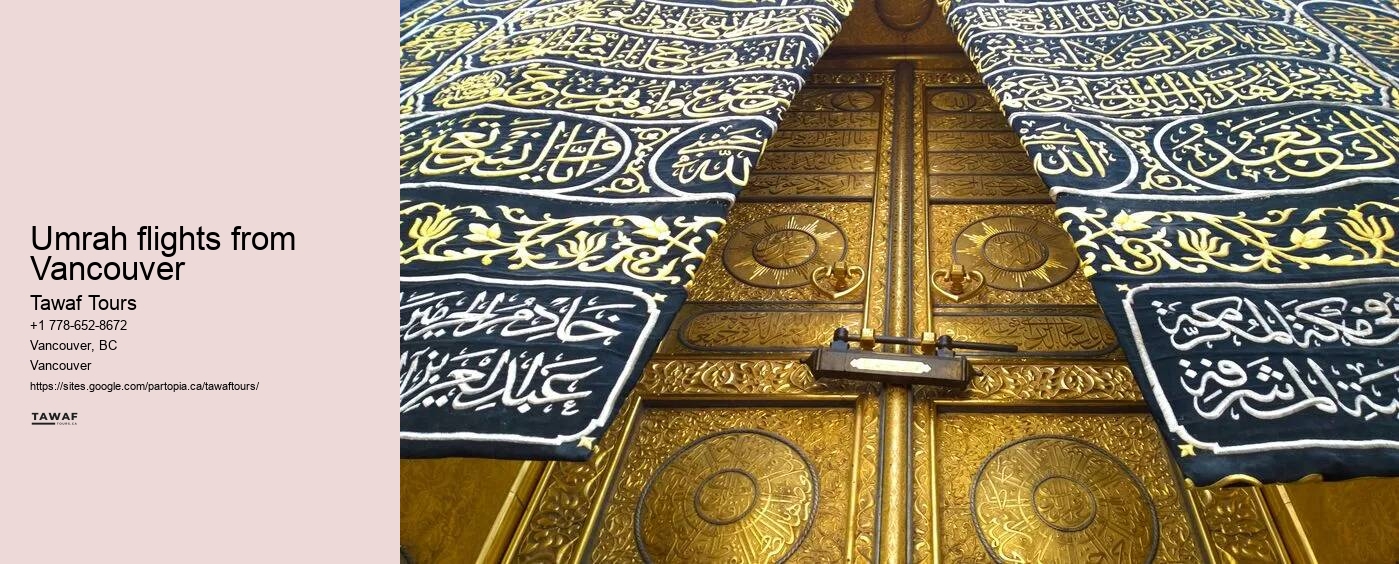 Umrah flights from Vancouver