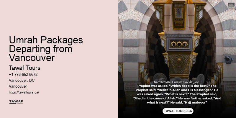 Vancouver Umrah holiday flight deals