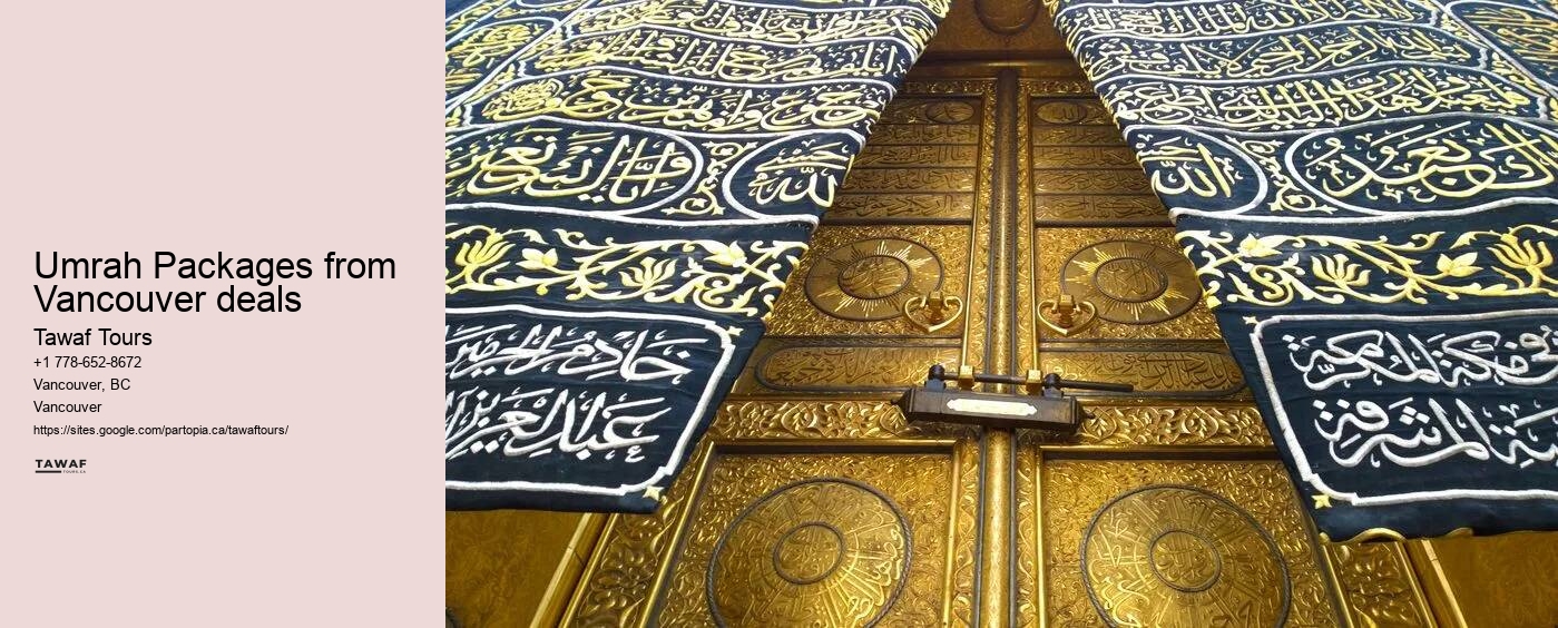 Umrah Packages from Vancouver deals