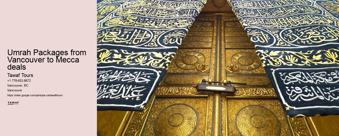 Umrah Packages from Vancouver to Mecca deals