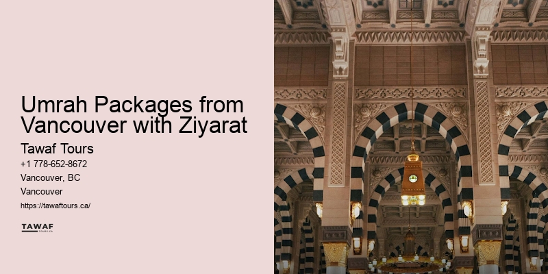 Custom Umrah packages from Vancouver