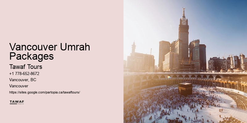 Vancouver Umrah travel packages deals