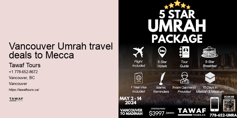 Umrah Packages Including Beach Resorts Vancouver