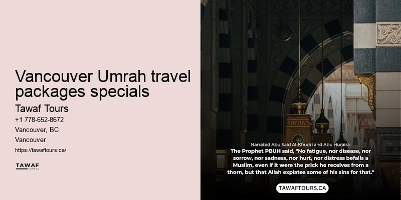 Umrah Vancouver Special Offers