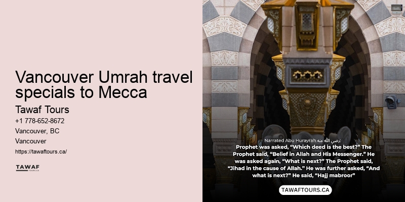 Customized Umrah packages Vancouver
