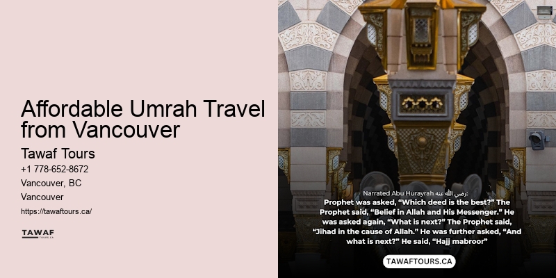 Vancouver Umrah Packages for Special Needs Travelers