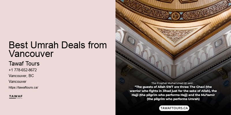 Umrah Packages Vancouver with Authentic Cultural Experiences