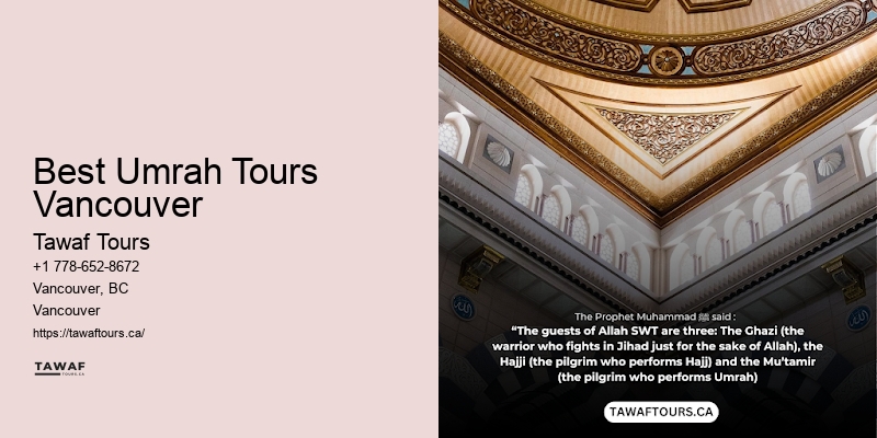 Vancouver Umrah Travel Packages with Religious Scholars