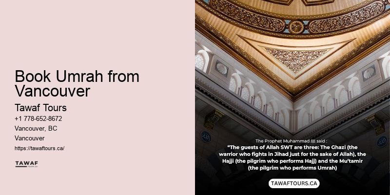 Umrah Tours Vancouver Planning