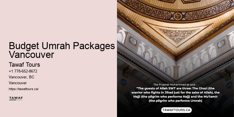 Vancouver Umrah Trip Premium Packages