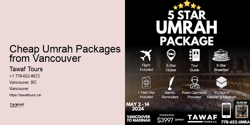 Vancouver Umrah Tour Expertise