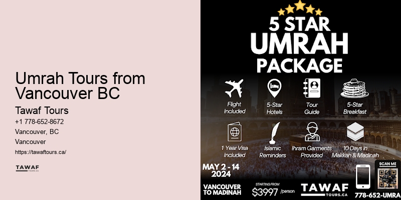 Vancouver Umrah Journey Discounts