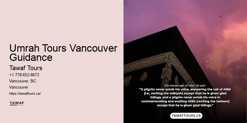 Umrah Tours Vancouver Planning