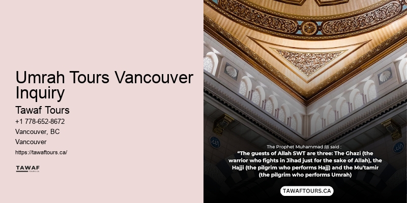 Vancouver Umrah Tour Packages Comparison