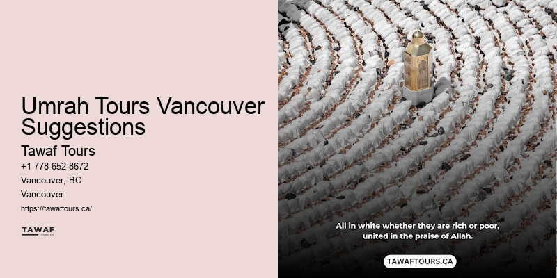 Vancouver Umrah Discount Packages