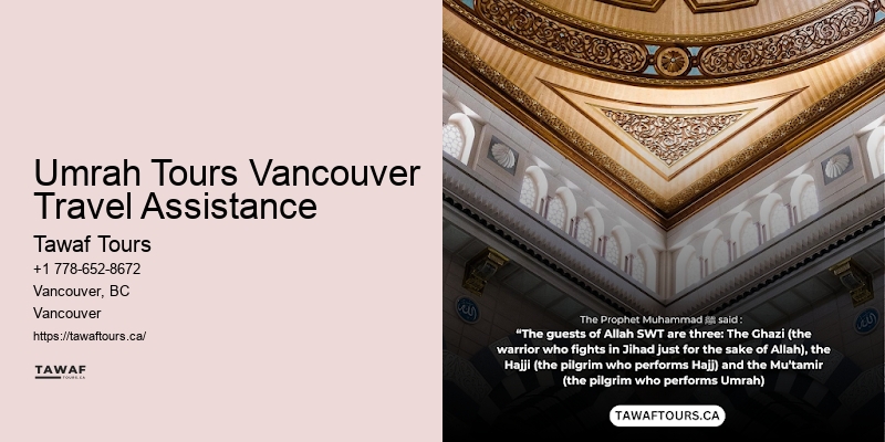 Umrah Tours Vancouver Travel Etiquette