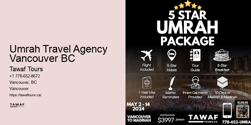 Expert Vancouver Umrah Tour Organizers