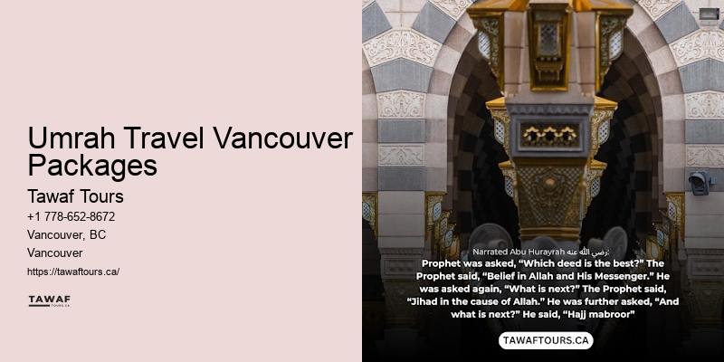 Vancouver Umrah Packages with Locally Sourced Meals