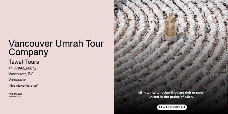 Vancouver Umrah Packages with Post-Tour Follow-ups