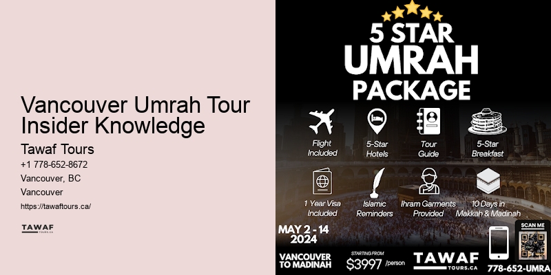 Vancouver Umrah Tour Exclusive Packages