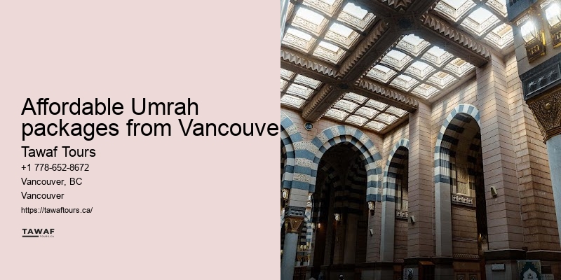 Tawaf Tours Vancouver Umrah rates