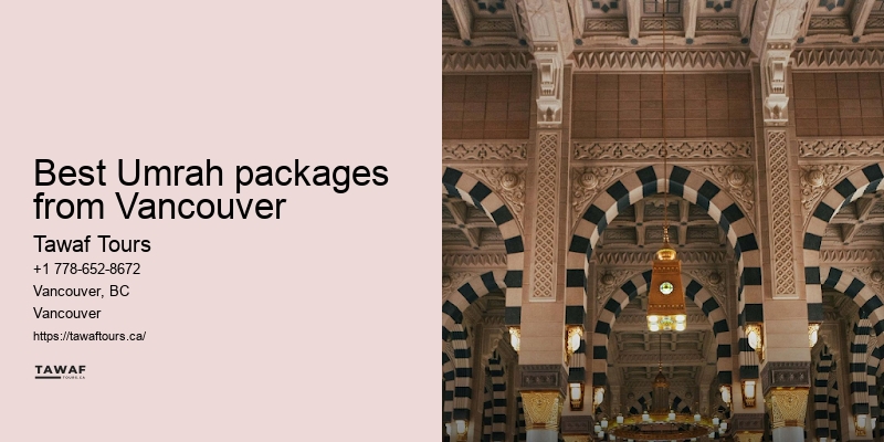 Umrah travel deals from Vancouver