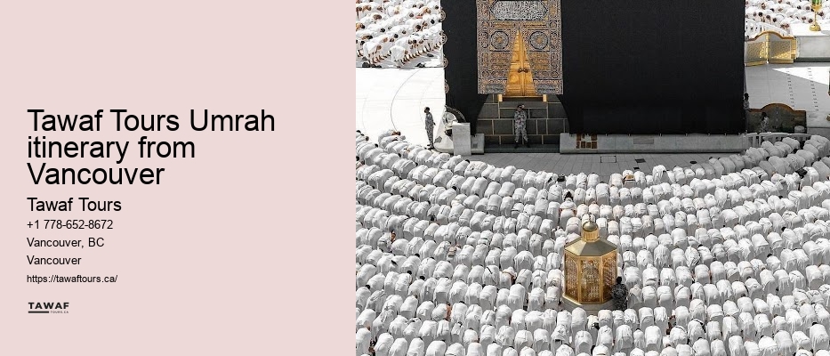 Vancouver Umrah pilgrimage tour planner
